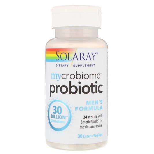 Solaray Mycrobiome Probiotic Men's Formula 30 Billion - 30 Capsules - Medaid