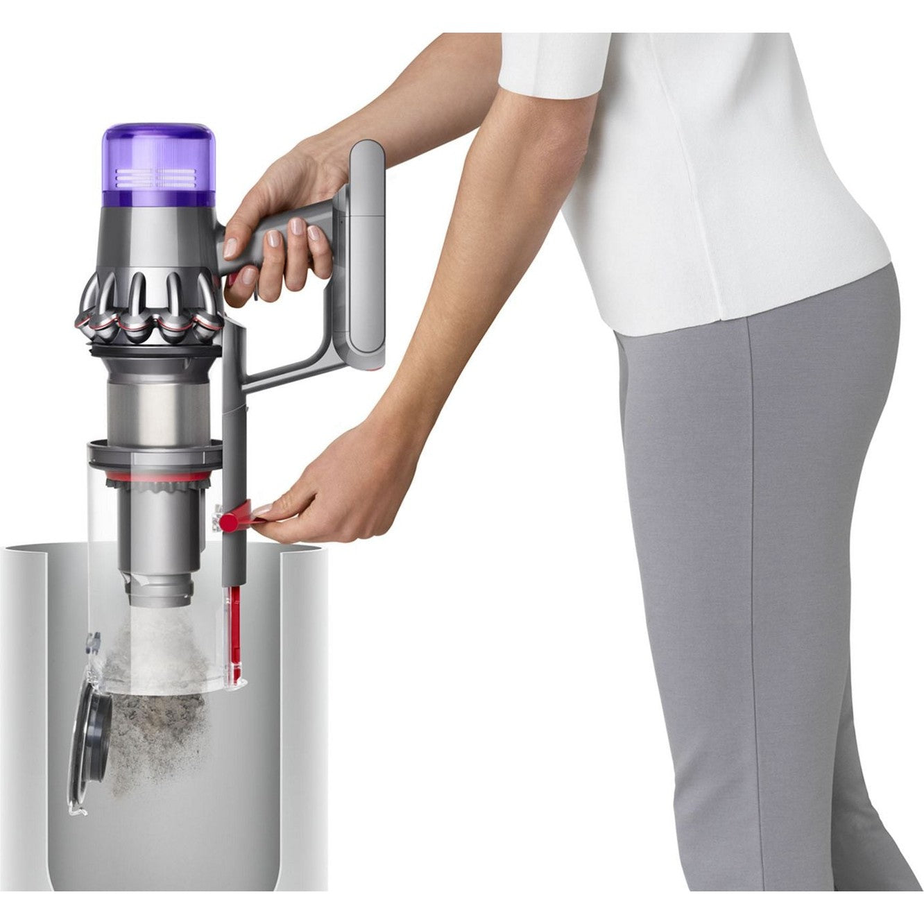 Dyson V11 Fluffy Cordless Vacuum Cleaner  (Nickel/Red) - Image 3