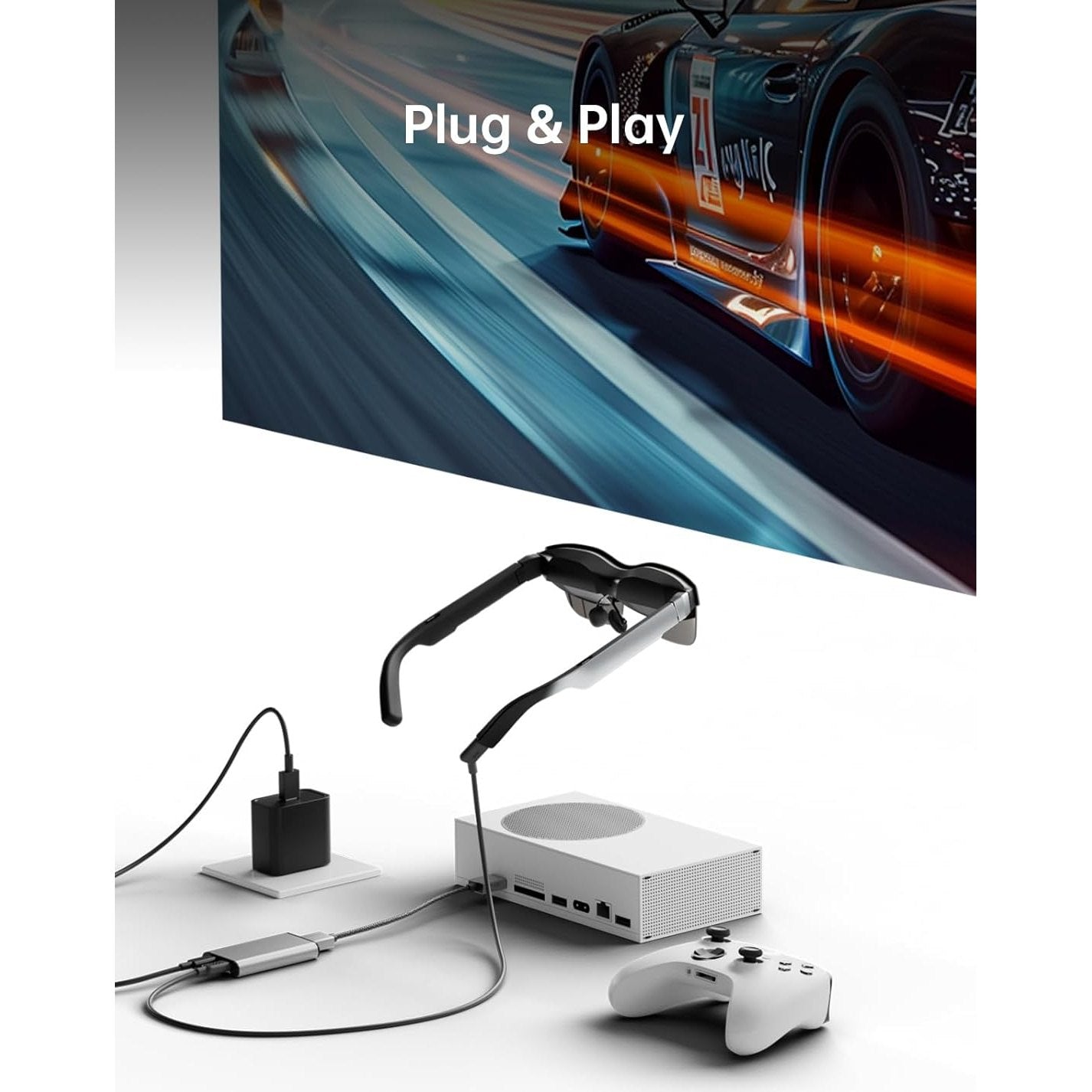 HDMI to Type-C and charging adapter for AR Glasses - Medaid International