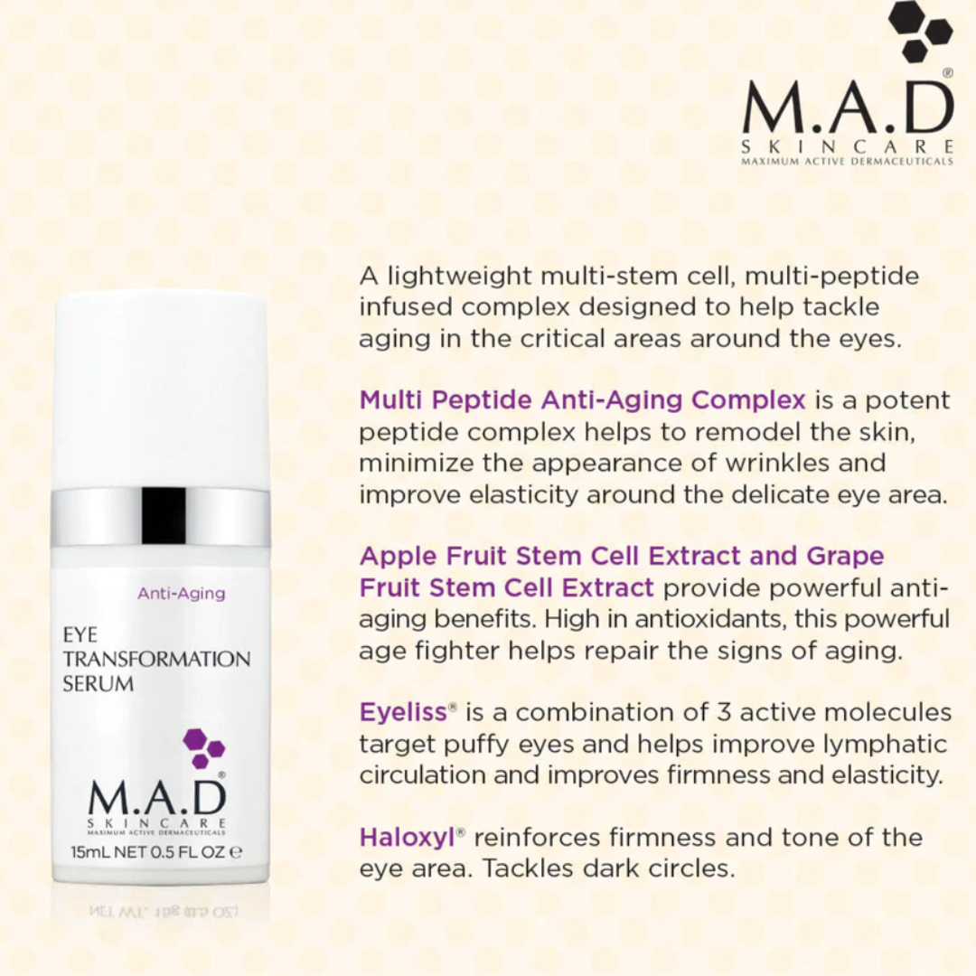 M.A.D Skincare Eye Transformation Serum 15 ml - Medaid International