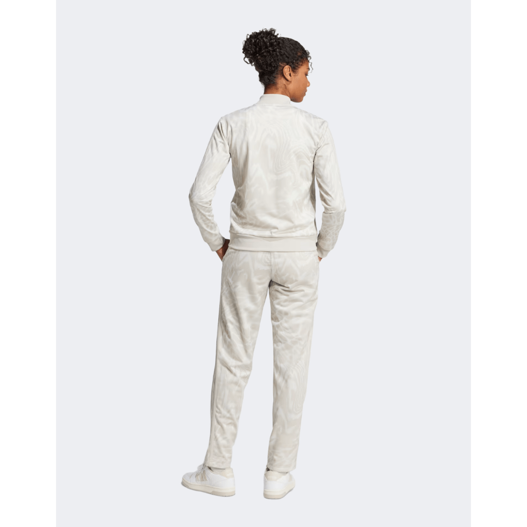 Adidas Essential 3 Stripes Women Sportswear Tracksuit Multicolor/Beige - Medaid International