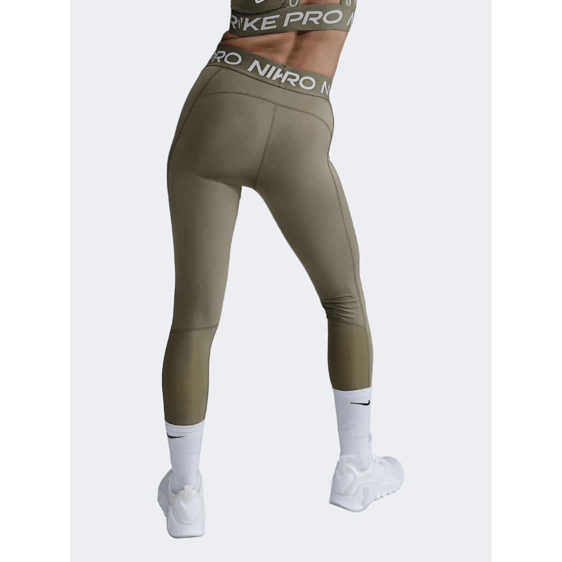 Nike Pro 365 Women Training Tight Light Army/White - Medaid International