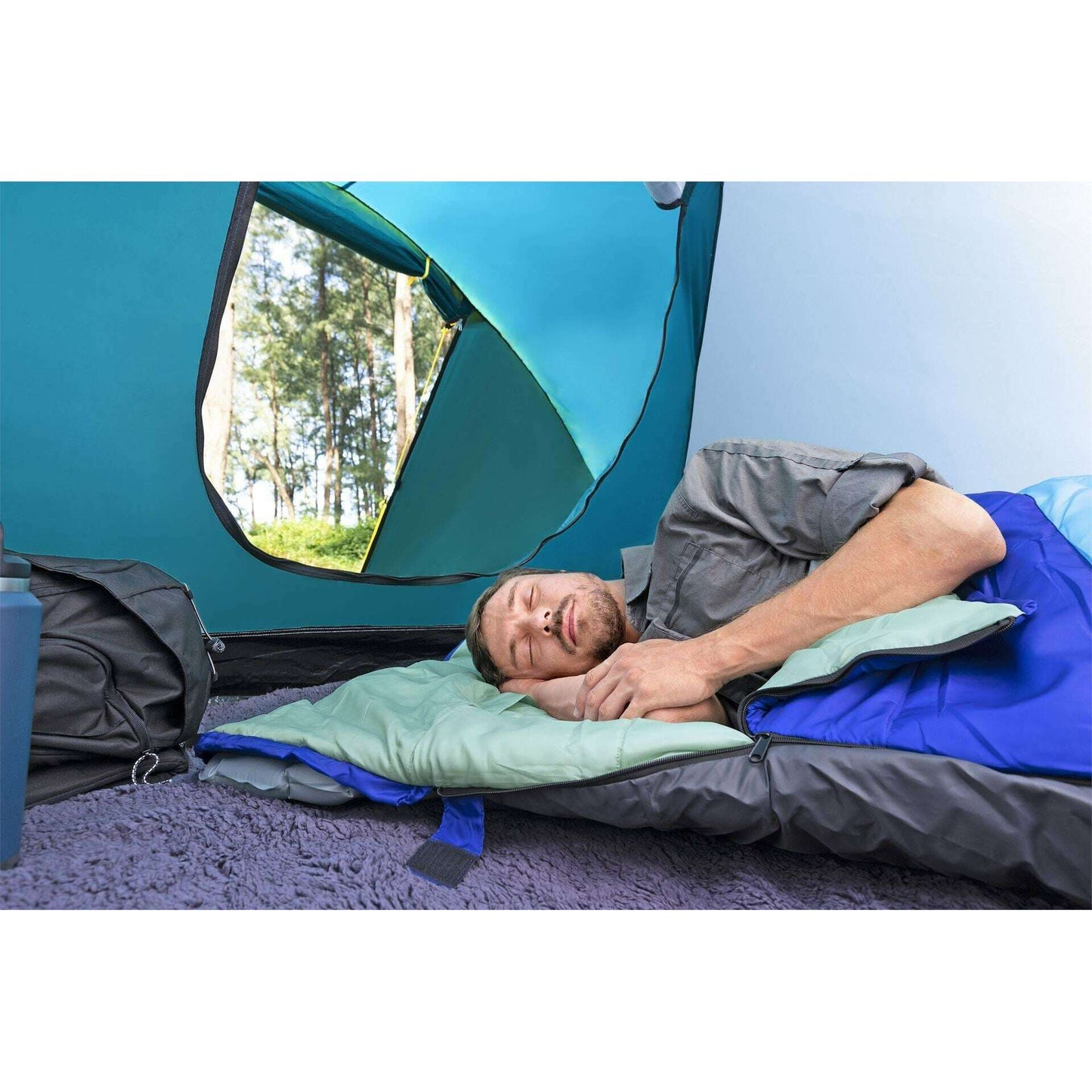 WanderLite 2-in-1 Sleeping Bag & Air Pad 203x75x9cm - Medaid International