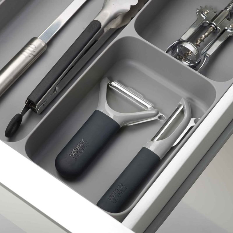 Joseph Joseph DrawerStore™ Grey Cutlery, Utensil & Gadget Organiser - Medaid International