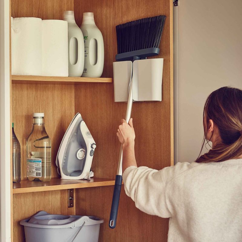 Joseph Joseph CleanStore Blue Wall-mounted Broom - Medaid International