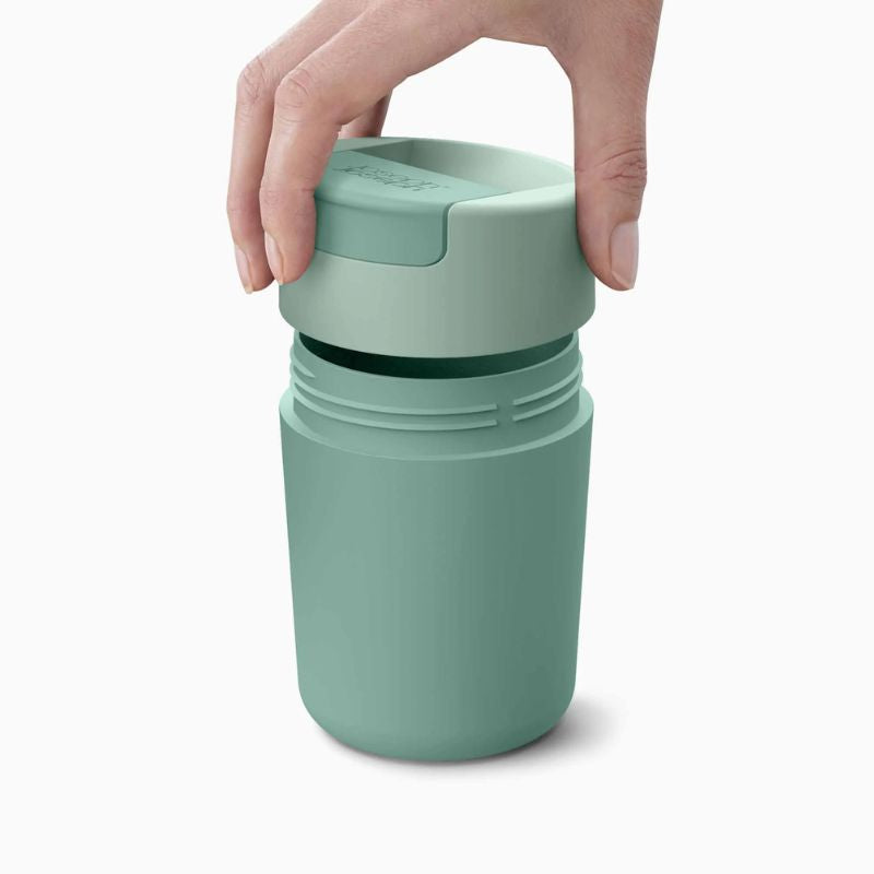 Joseph Joseph Sipp™ Travel Mug with Hygienic Lid 340ml Green - Medaid International
