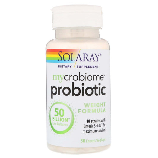 Solaray Mycrobiome Probiotic Weight Formula 50 Billion - 30 Capsules - Medaid