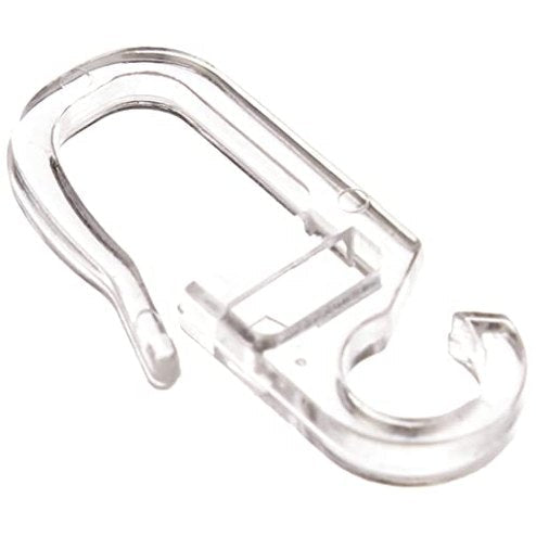 Gardinia - Classic Metal Curtain Rings Ø 20 mm with Gliding Inlay & Hooks