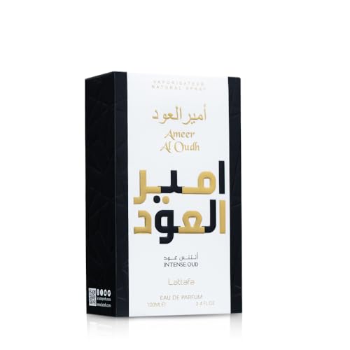 Lattafa Ameer Al Oud Intense Oud for Unisex Eau de Parfum Spray, 3.4 Ounce - Medaid International