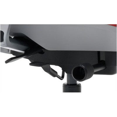 Steelcase Amia Task Chair: Black Frame/Polished Aluminum Base - 4 Way Adjustable Arms - Hard Floor Casters - Medaid International