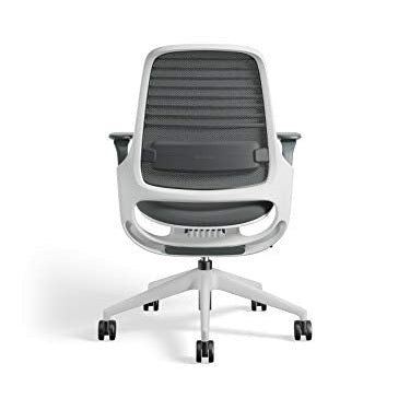 Steelcase Series 1 Office Chair - Ergonomic Work Chair with Wheels for Carpet - Helps Support Productivity - Weight-Activated Controls, Back Supports & Arm Support - Easy Assembly - Graphite, Light - Medaid International