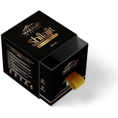 MAKALU Ayurvedic Pure Himalayan Shilajit/Shilajeet Resin With Spoon 20 Gm… - Medaid