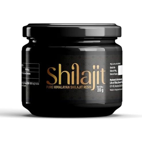 MAKALU Ayurvedic Pure Himalayan Shilajit/Shilajeet Resin With Spoon 20 Gm… - Medaid