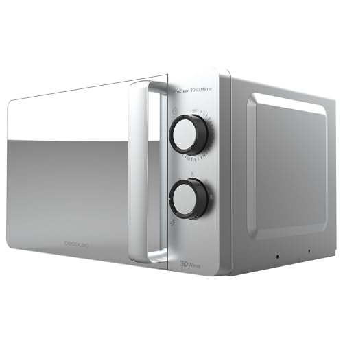 Cecotec - ProClean 3060 Mirror Microwave, 20L, 700W, Ready2Clean Coating