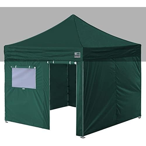 Eurmax USA Full Zippered Walls for 10 x 20 Easy Pop Up Canopy Tent,Enclosure Sidewall Kit with Roller Up Mesh Window and Door 4 Walls ONLY,NOT Including Frame and Top(White) - Medaid International