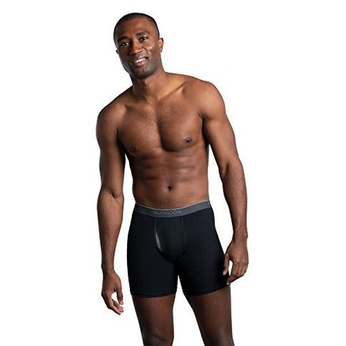 Fruit of the Loom Mens Coolzone Briefs, Moisture Wicking & Breathable, Assorted Color Multipacks Boxer, 7 Pack - Black, Medium US - Medaid International