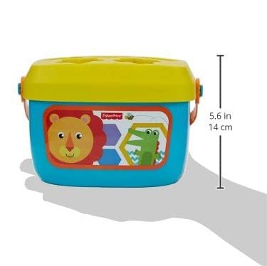 Fisher-Price Stacking Toy Baby's First Blocks Set of 10 Shapes for Sorting Play for Infants Ages 6+ Months - Medaid International