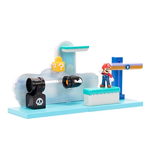 Nintendo - Super Mario 2.5" Action Figure with Switchback Hill Playset