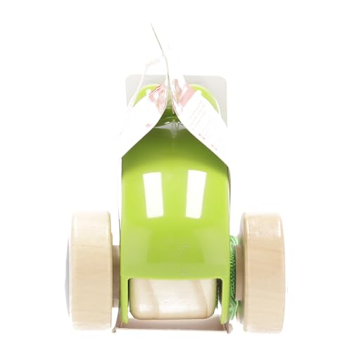 Hape Frog Pull-Along | Wooden Frog Fly Eating Pull Toddler Toy, Bright Colors - Medaid International