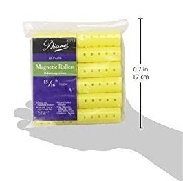 Diane Magnetic Rollers, Yellow, 15/16 Inch - Medaid International