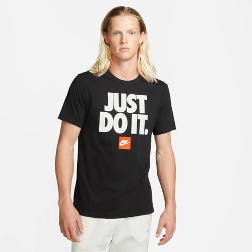 Nike Men's Club Just Do It Graphic T-Shirt, Black - Medaid International