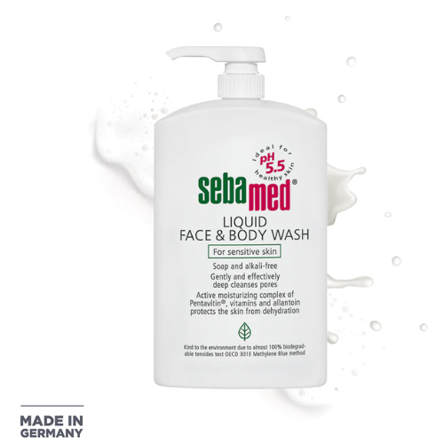 Sebamed Liquid Face & Body Wash 300ml - Medaid International