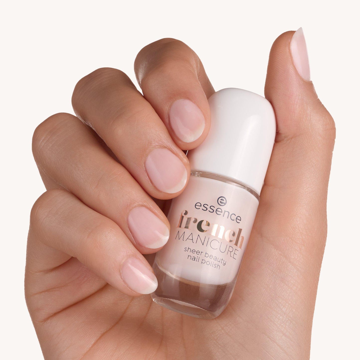 Essence french manicure sheer nail polish 01-peach please - Medaid International