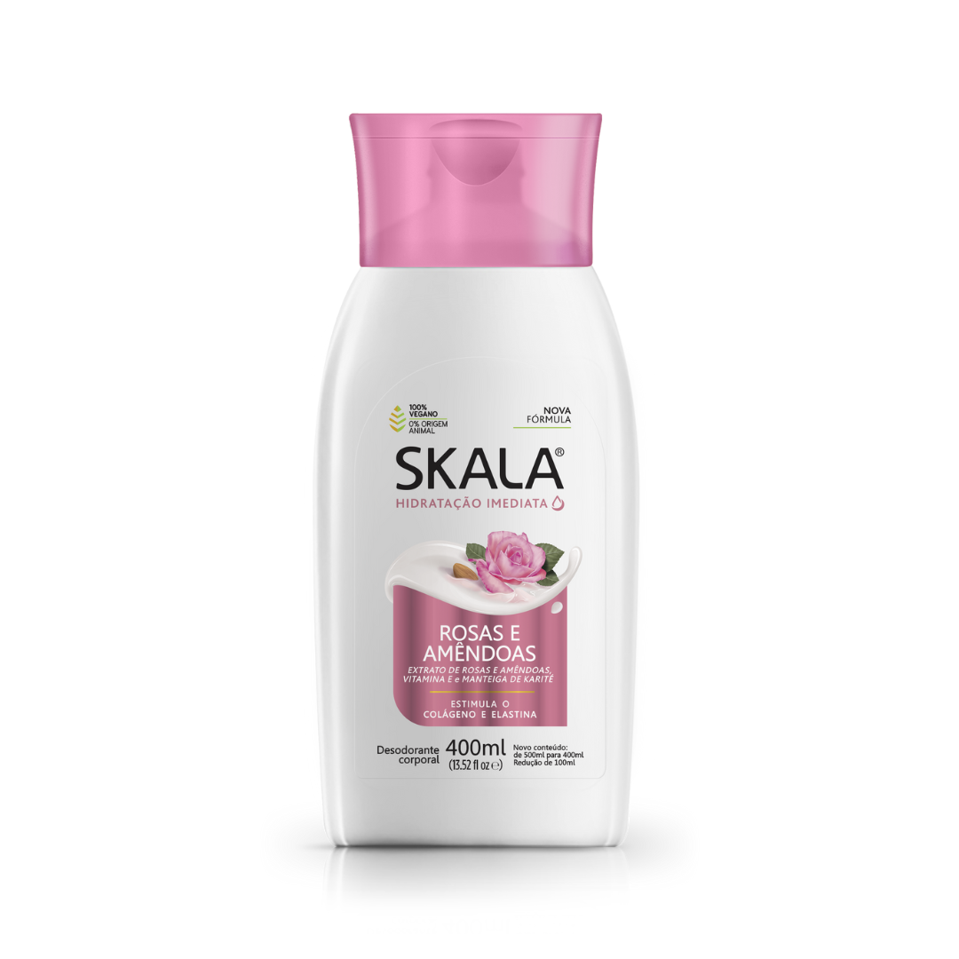 Skala Body Moisturizer Roses And Almonds 400ml - Medaid International