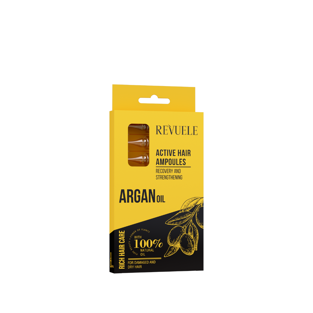 Revuele Argan Oil Active Hair Ampoules 8x5ml - Medaid