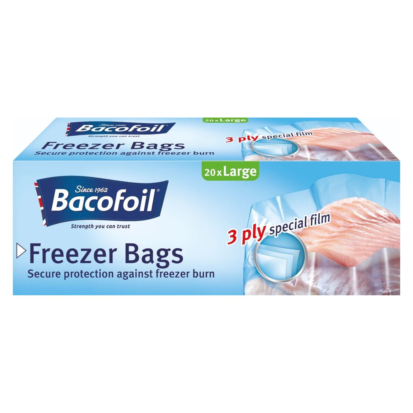BACOFOIL FREEZER BAGS 3PLY SPECIAL FILM - 20s - Medaid International