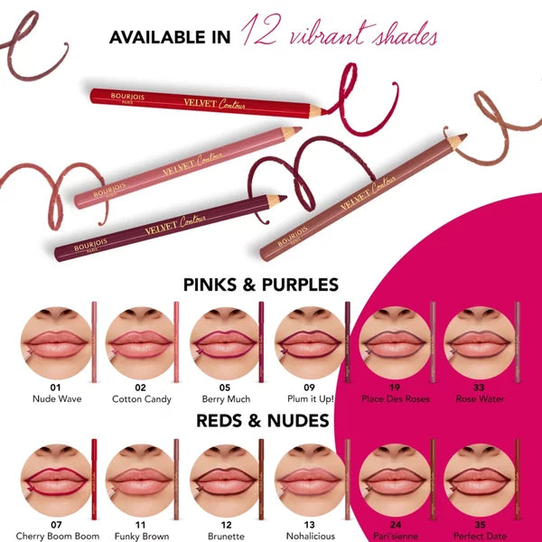 Bourjois velvet contour lip pencil - Medaid International