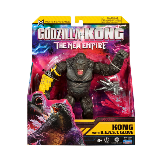 Godzilla x Kong Basic Fig. 6” - Kong w/B.E.A.S.T. Glove - Medaid International