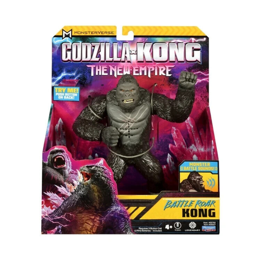 Godzilla x Kong Dlx Fig. 7" - Battle Roar Kong Sound - Medaid International