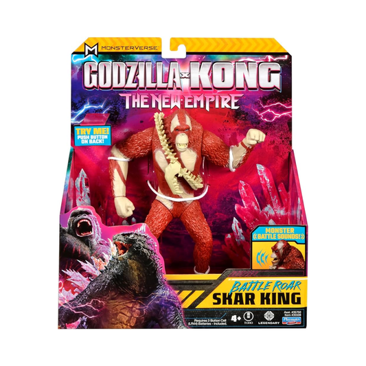 Godzilla x Kong Dlx Fig. 7" - Battle Roar Skar King Sound - Medaid International