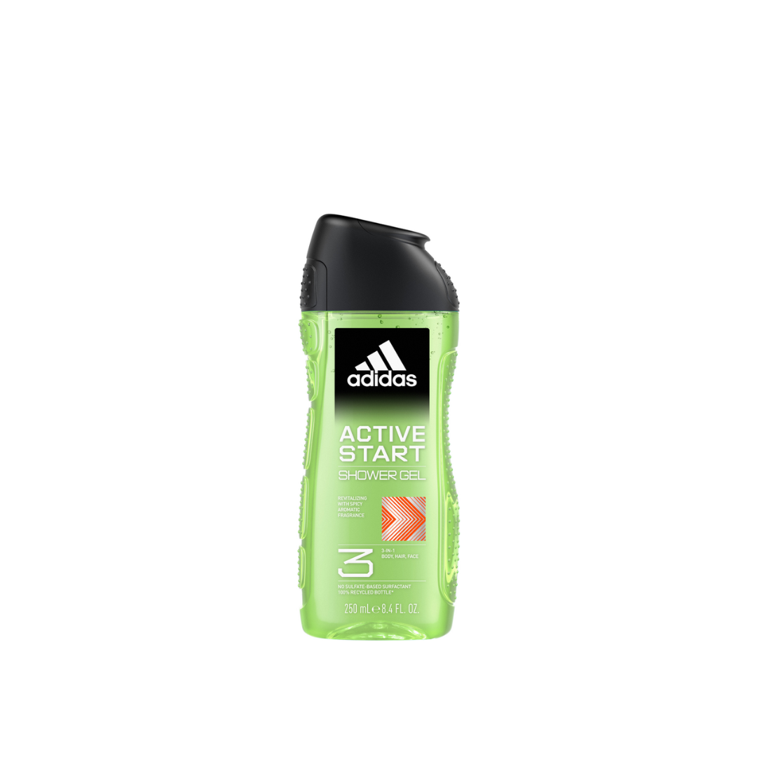 Adidas New 3 In 1 Shower Gel 250ml For Men - Medaid