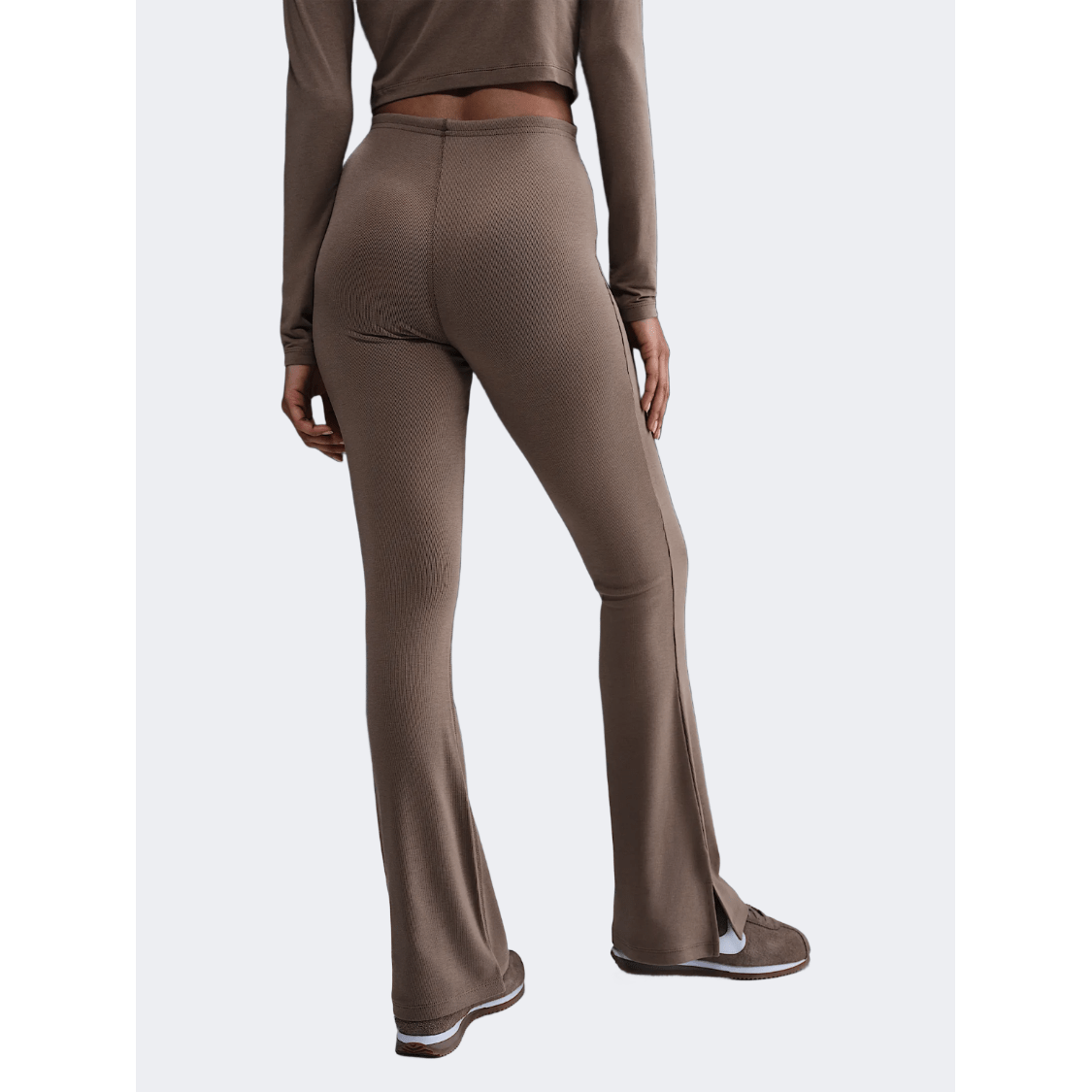 Nike Sportswear Chill Knit Women Lifestyle Tight Mink Brown - Medaid International