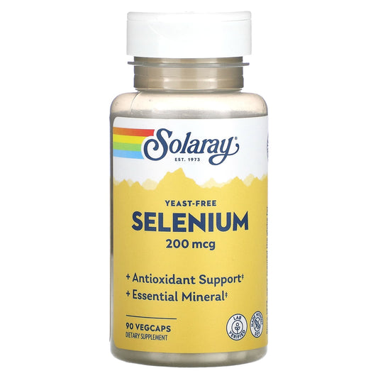 Solaray, Selenium, 200 mcg, 90 VegCaps - Medaid International