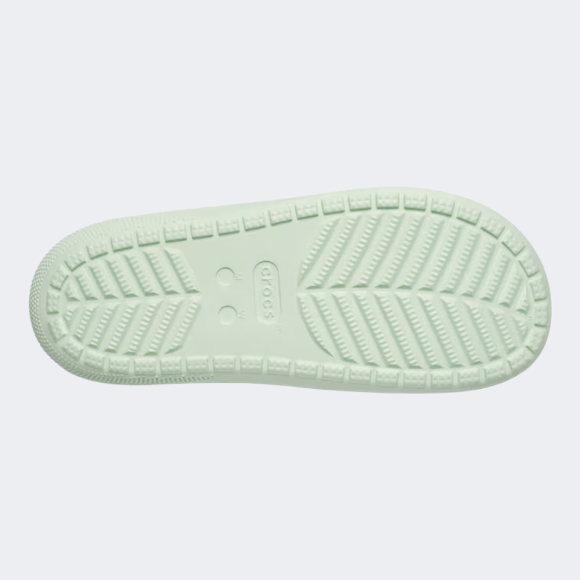 Crocs Classic Floral Cut Out Unisex Lifestyle Slippers Jade Tint - Medaid International