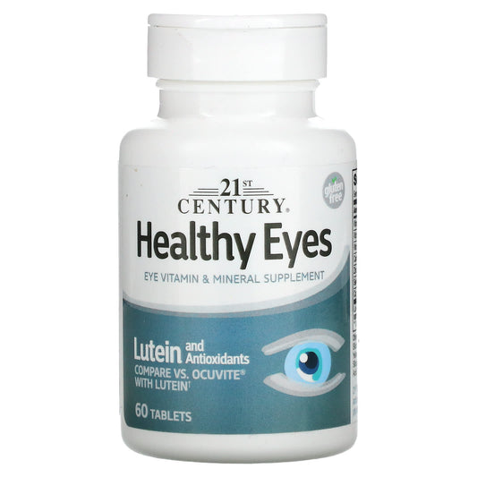 21st Century, Healthy Eyes, Lutein and Antioxidants, 60 Tablets - Medaid International