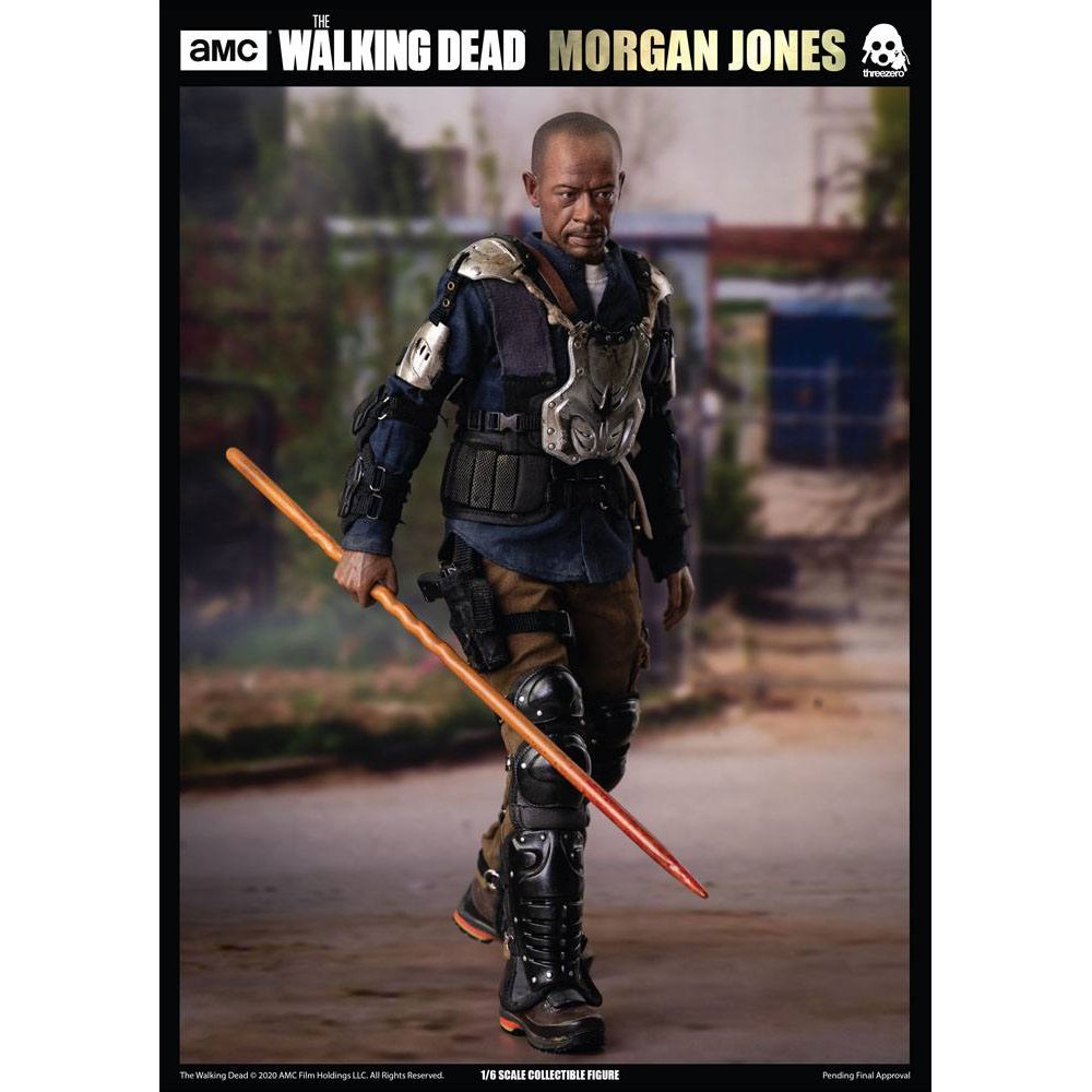 The Walking Dead Morgan Jones 1/6 Action Figure by Threezero - Medaid International