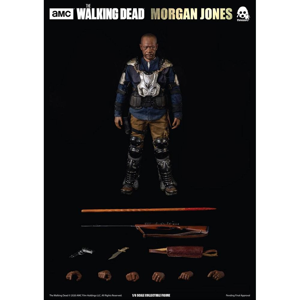The Walking Dead Morgan Jones 1/6 Action Figure by Threezero - Medaid International