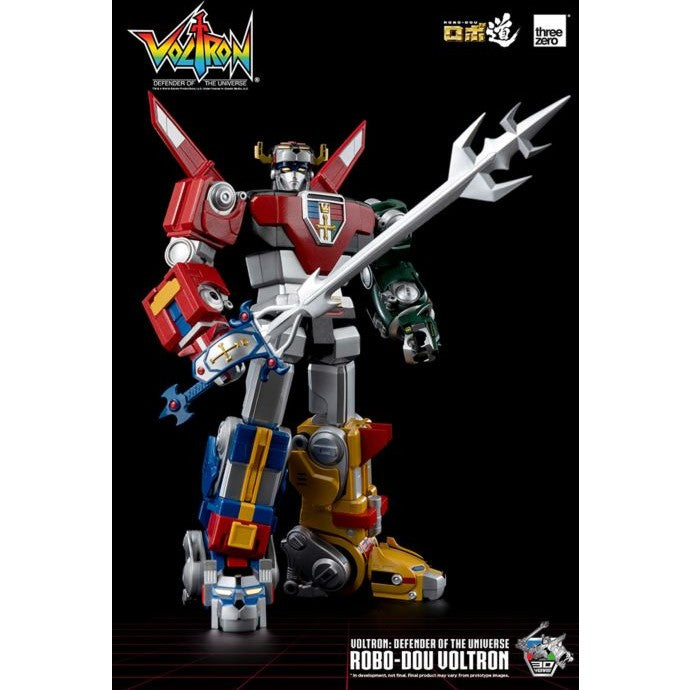 Voltron: Defender of the Universe Robo-Dou Voltron 10” Action Figure by Threezero - Medaid International