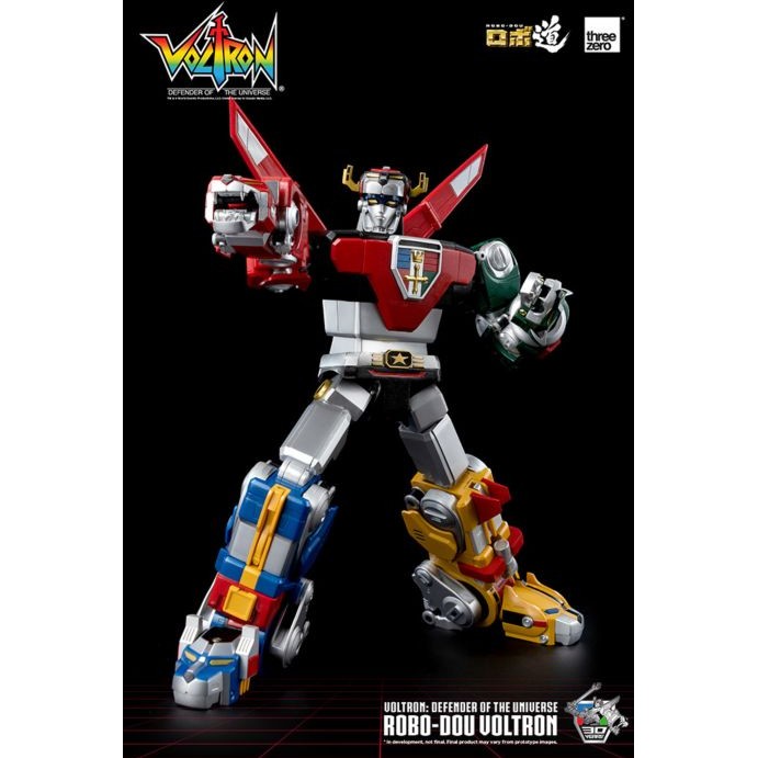 Voltron: Defender of the Universe Robo-Dou Voltron 10” Action Figure by Threezero - Medaid International