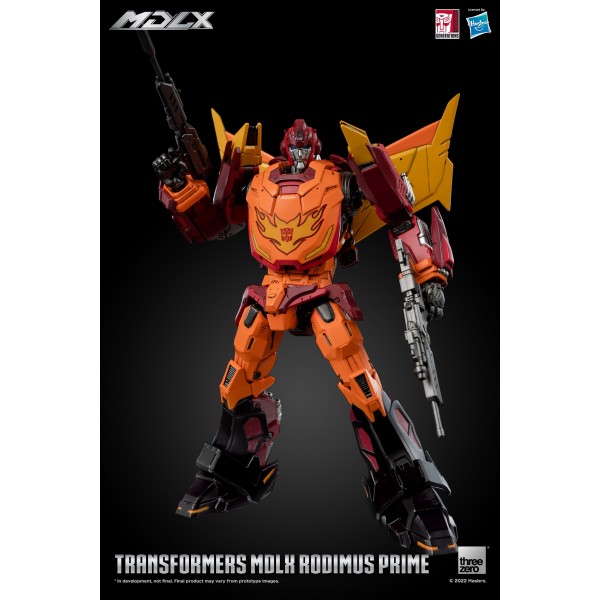 Transformers MDLX Rodimus Prime Action Figure by Threezero x Hasbro - Medaid International
