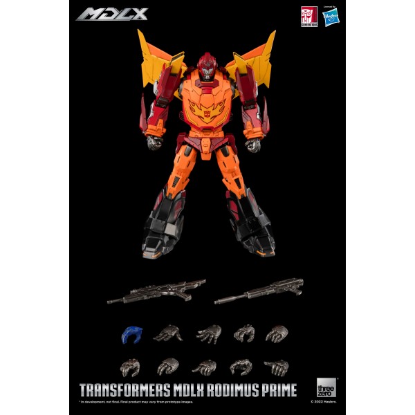 Transformers MDLX Rodimus Prime Action Figure by Threezero x Hasbro - Medaid International