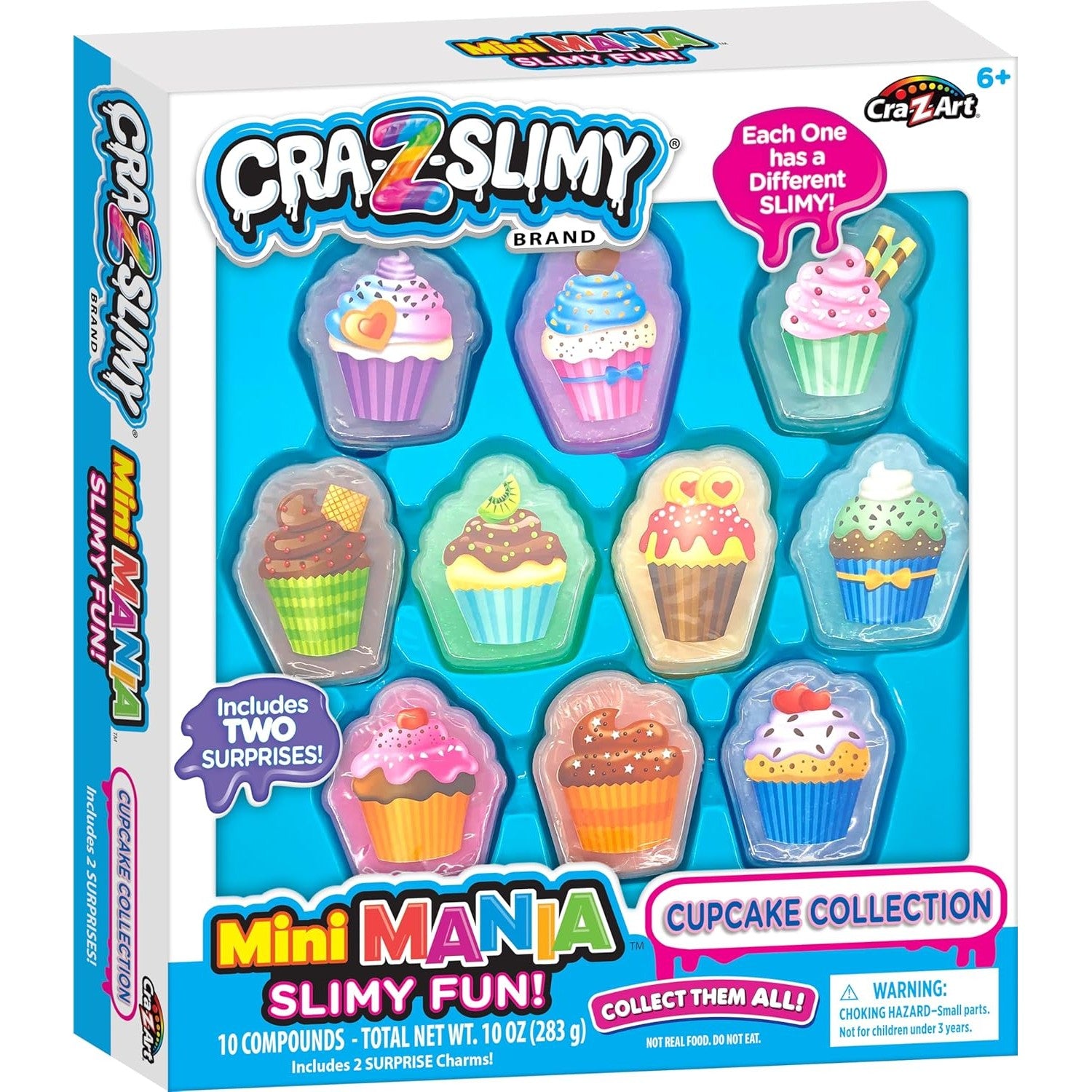 Mini Mania Slimy Fun Cupcake Collection - Medaid International