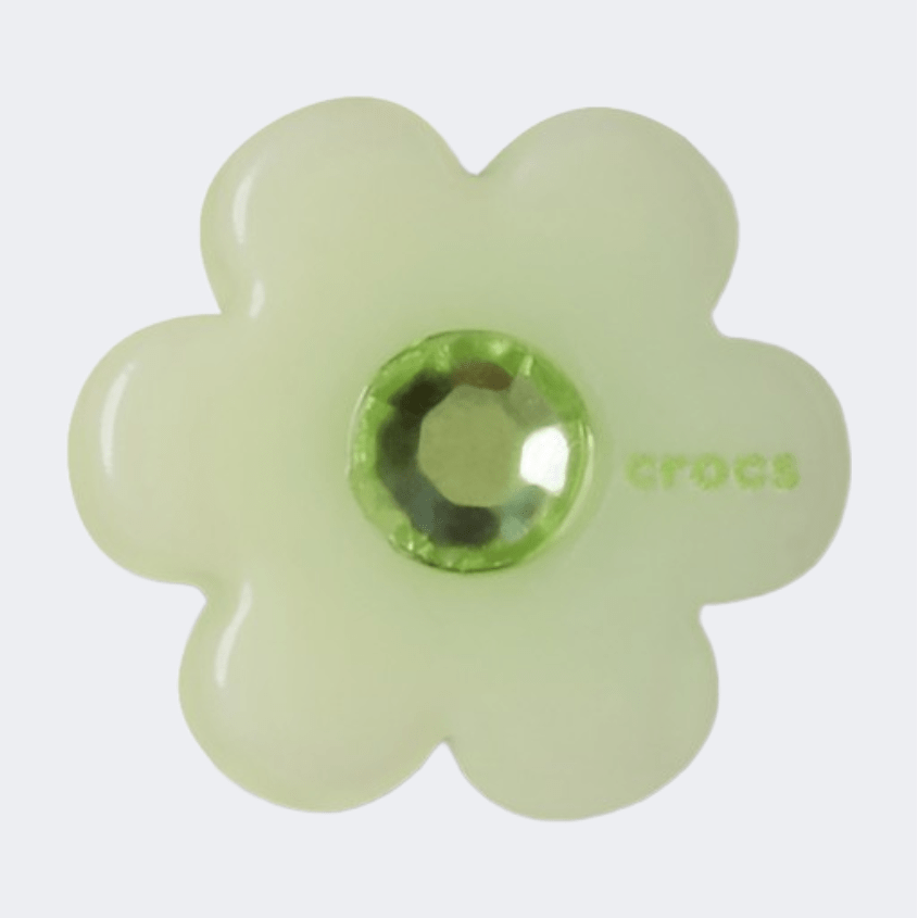 Crocs Flower With Gem Lifestyle Pins Yellow - Medaid International