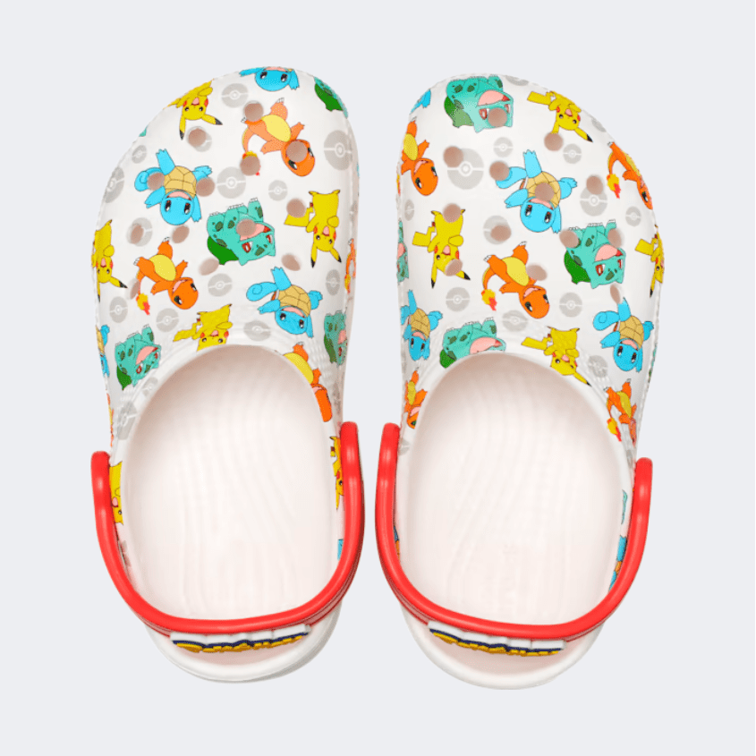 Crocs Classic Pokemon Clog Kids Lifestyle White/Multicolor - Medaid International