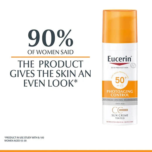 Eucerin Even Pigment Perfector Sun Fluid SPF 50+ Tinted Medium - Medaid - Lebanon
