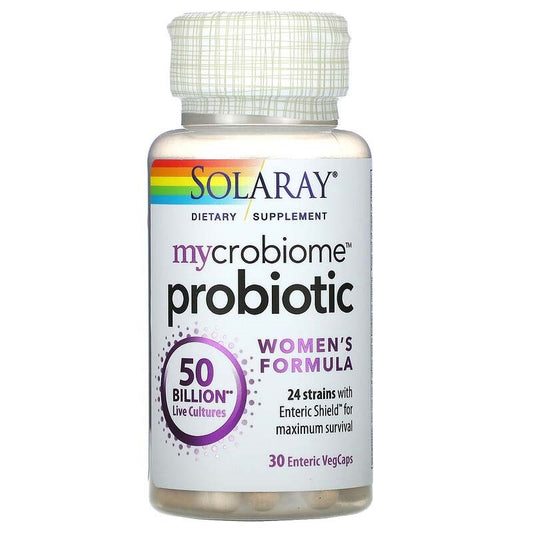 Solaray Mycrobiome Probiotic Women's Formula 50 Billion - 30 Capsules - Medaid